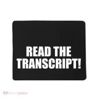Trump Impeachment Hoax Read the Transcript Mousepad thumb 0