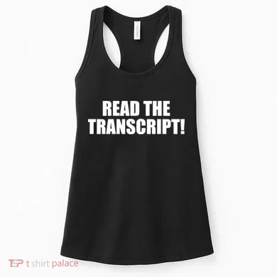 Trump Impeachment Hoax Read the Transcript Women's Tank Top