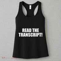 Trump Impeachment Hoax Read the Transcript Women's Tank Top thumb 3