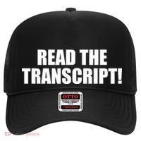 Trump Impeachment Hoax Read the Transcript Hat thumb 0