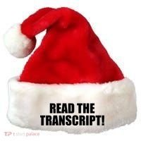 Trump Impeachment Hoax Read the Transcript Santa Hat thumb 0