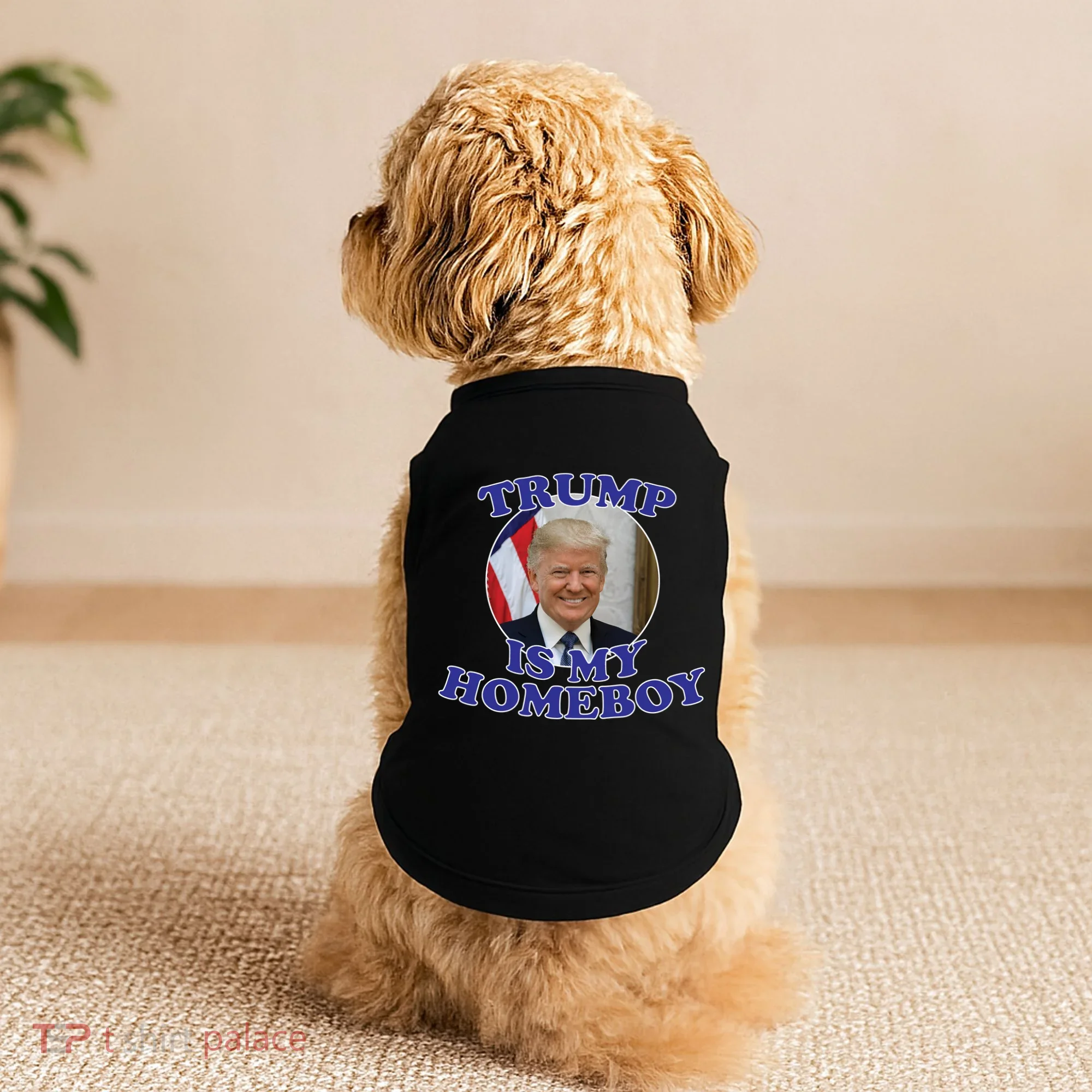 Trump Is My Homeboy Doggie Tank