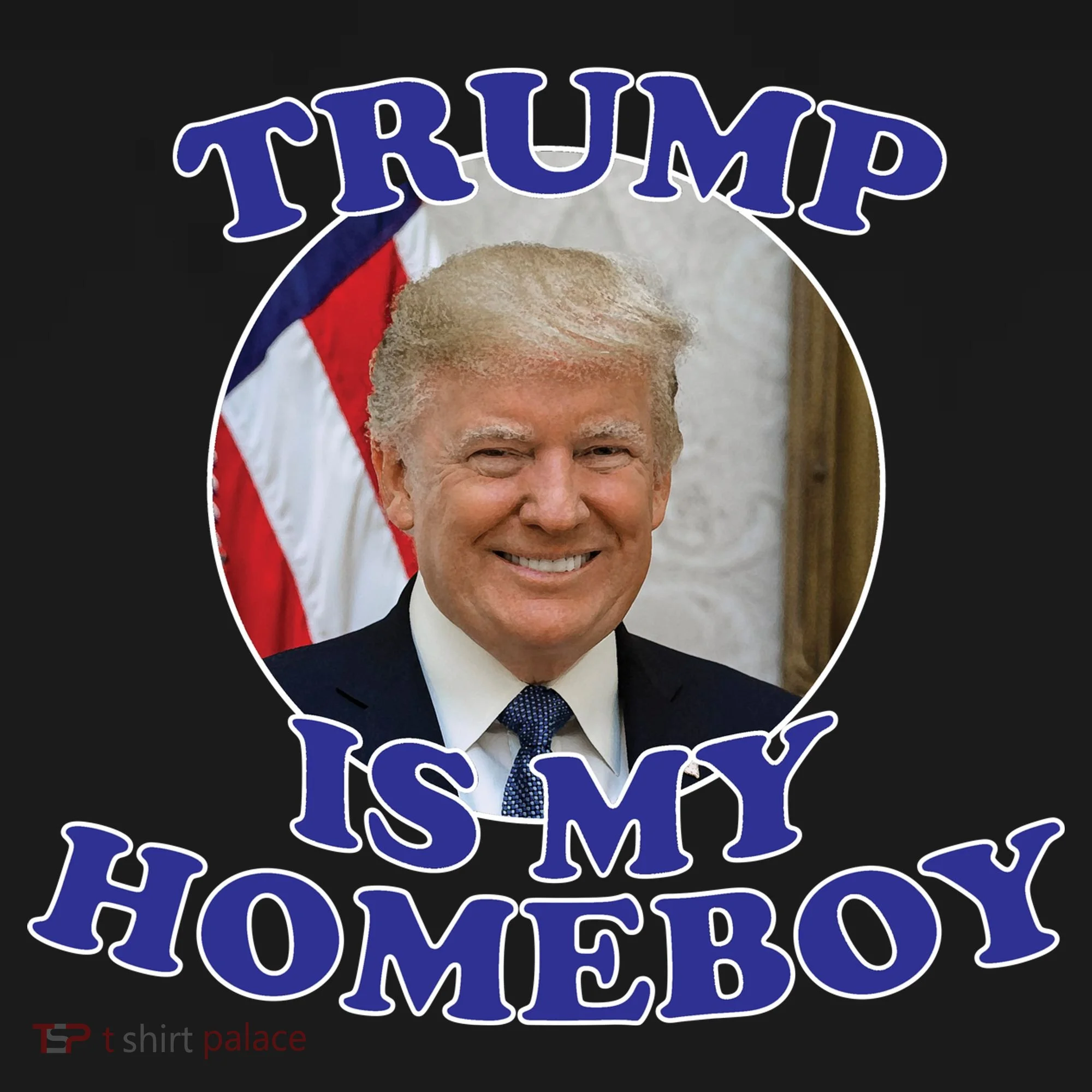 Trump Is My Homeboy Doggie Tank
