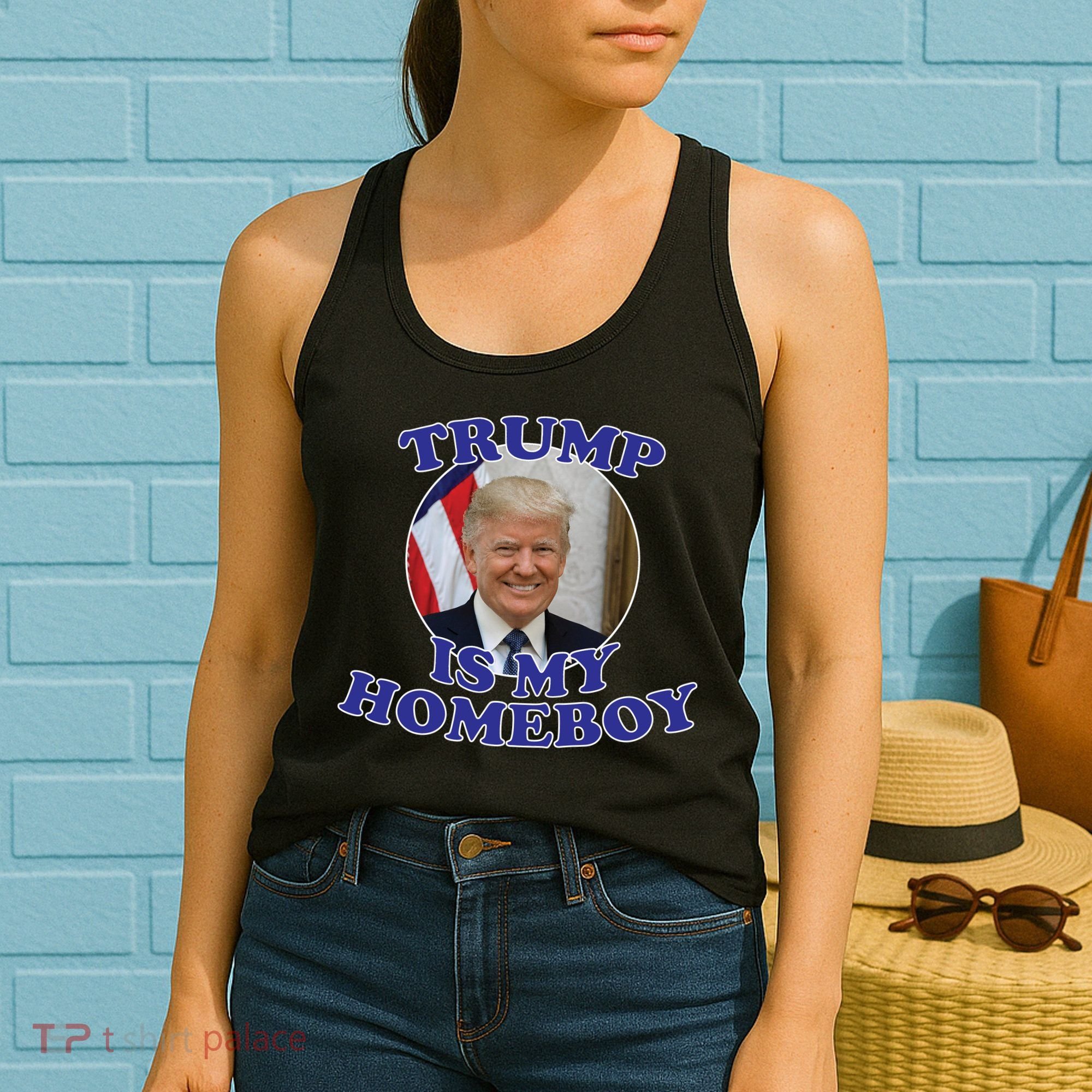 Trump Is My Homeboy Women's Tank Top