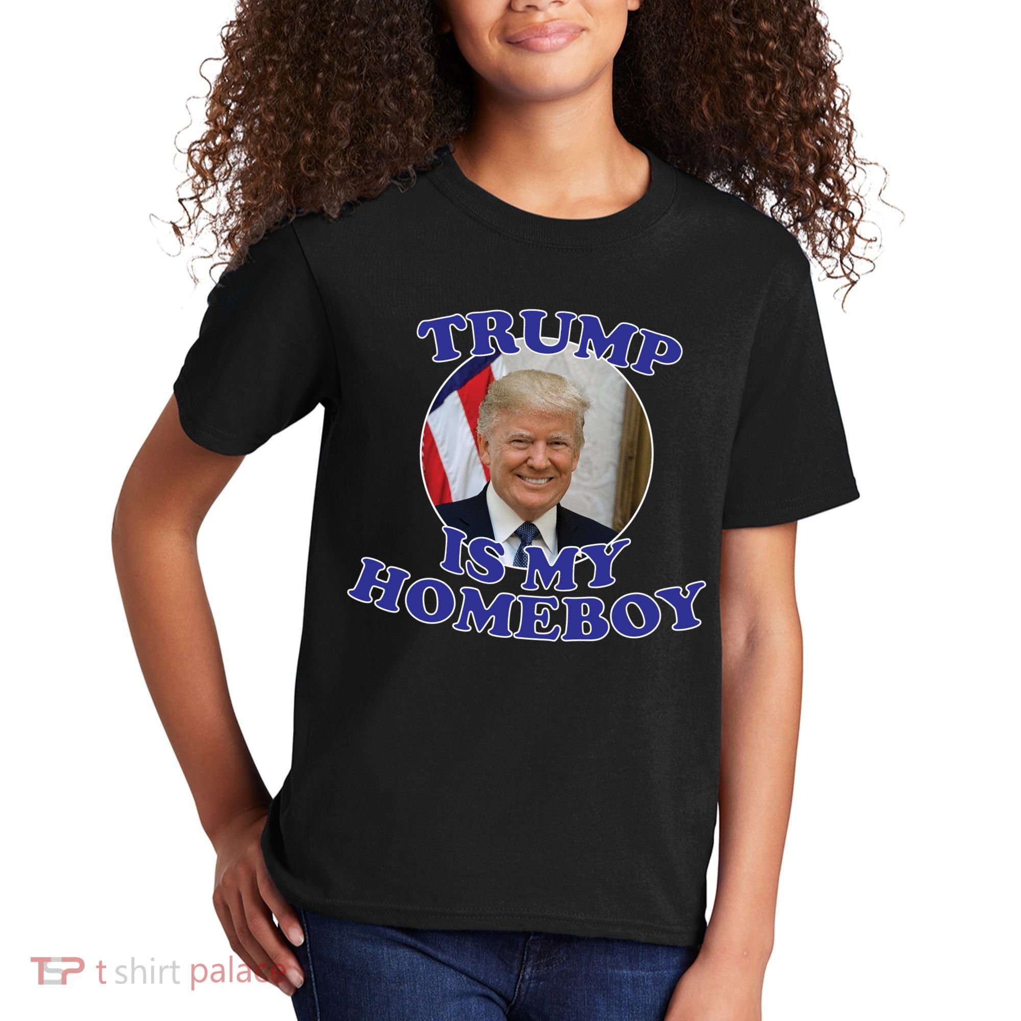 Trump Is My Homeboy Kids T-Shirt