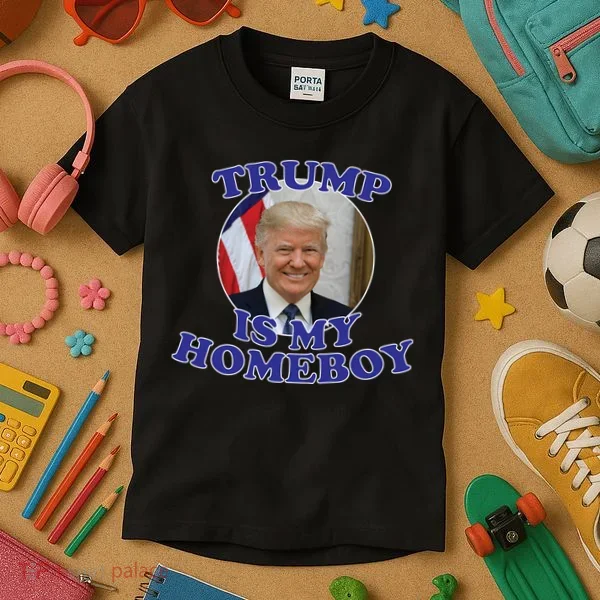 Trump Is My Homeboy Kids T-Shirt