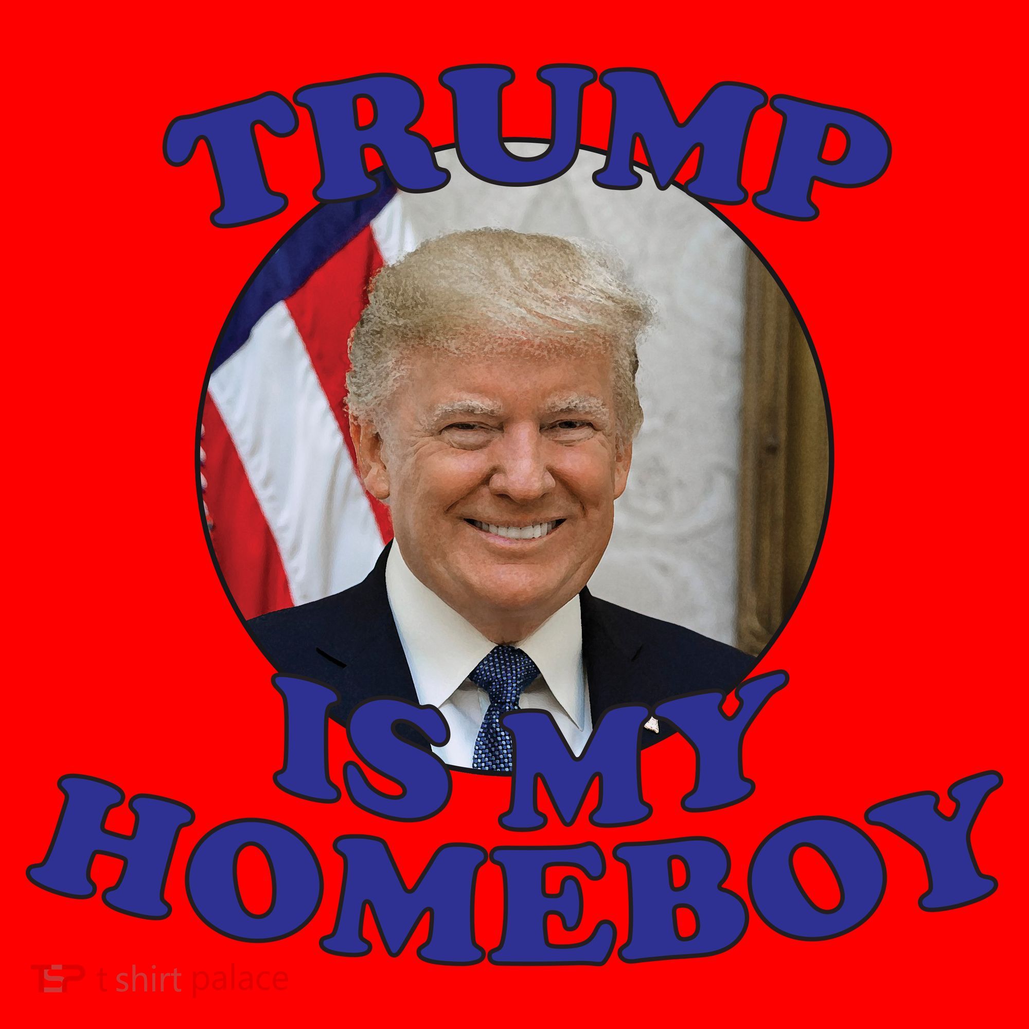 Trump Is My Homeboy Santa Hat