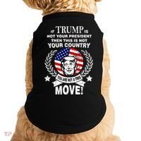 Trump Is Not Your President This Is Not Your Country Doggie Tank thumb 0