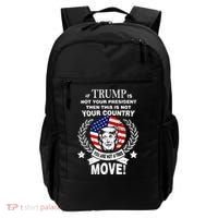 Trump Is Not Your President This Is Not Your Country Backpack thumb 0