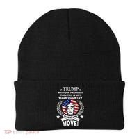 Trump Is Not Your President This Is Not Your Country Beanie thumb 0