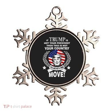 Trump Is Not Your President This Is Not Your Country Ornament
