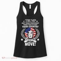 Trump Is Not Your President This Is Not Your Country Women's Tank Top thumb 0