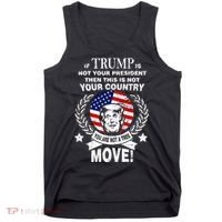 Trump Is Not Your President This Is Not Your Country Tank Top thumb 0