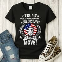 Trump Is Not Your President This Is Not Your Country Women's T-Shirt thumb 3