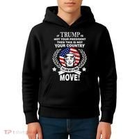 Trump Is Not Your President This Is Not Your Country Kids Hoodie thumb 4
