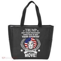 Trump Is Not Your President This Is Not Your Country Tote Bag thumb 0