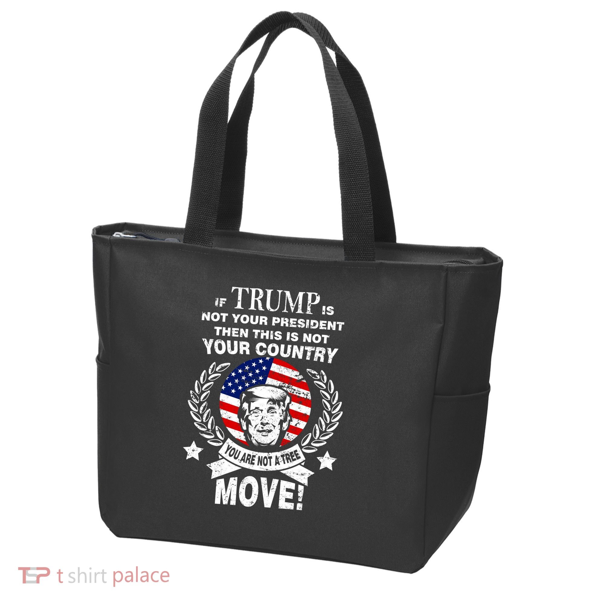 Trump Is Not Your President This Is Not Your Country Tote Bag