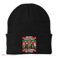 Trump It's Gonna Be Yuge Ugly Christmas  Beanie thumb 0