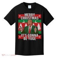 Trump It's Gonna Be Yuge Ugly Christmas  Kids T-Shirt thumb 0
