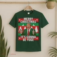 Trump It's Gonna Be Yuge Ugly Christmas  T-Shirt thumb 2