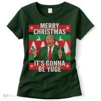 Trump It's Gonna Be Yuge Ugly Christmas  Women's T-Shirt thumb 0