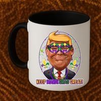 Trump Keep Mardi Gras Great Coffee Mug thumb 2