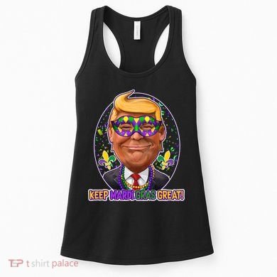 Trump Keep Mardi Gras Great Women's Tank Top