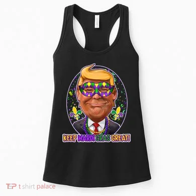 Trump Keep Mardi Gras Great Women's Tank Top
