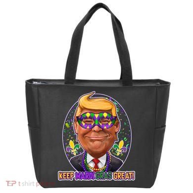 Trump Keep Mardi Gras Great Tote Bag