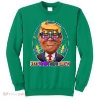Trump Keep Mardi Gras Great Sweatshirt thumb 0