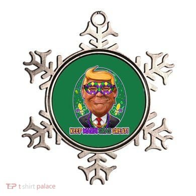 Trump Keep Mardi Gras Great Ornament