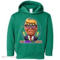 Trump Keep Mardi Gras Great Toddler Hoodie thumb 0