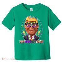 Trump Keep Mardi Gras Great Toddler T-Shirt thumb 0