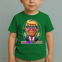 Trump Keep Mardi Gras Great Toddler T-Shirt thumb 2
