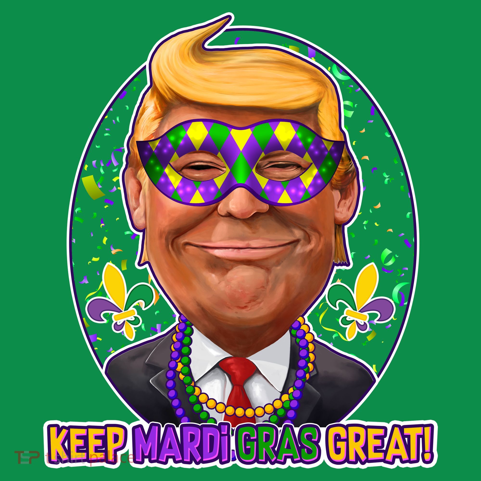 Trump Keep Mardi Gras Great Toddler T-Shirt