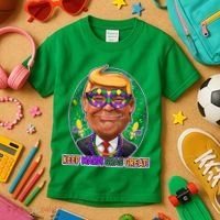 Trump Keep Mardi Gras Great Kids T-Shirt thumb 3