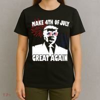 Trump Make 4th Of July Great Again T-Shirt thumb 4