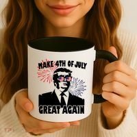 Trump Make 4th Of July Great Again Coffee Mug thumb 3