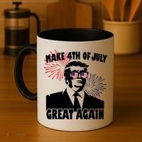 Trump Make 4th Of July Great Again Coffee Mug thumb 4