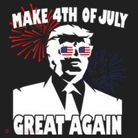 Trump Make 4th Of July Great Again Beanie thumb 2