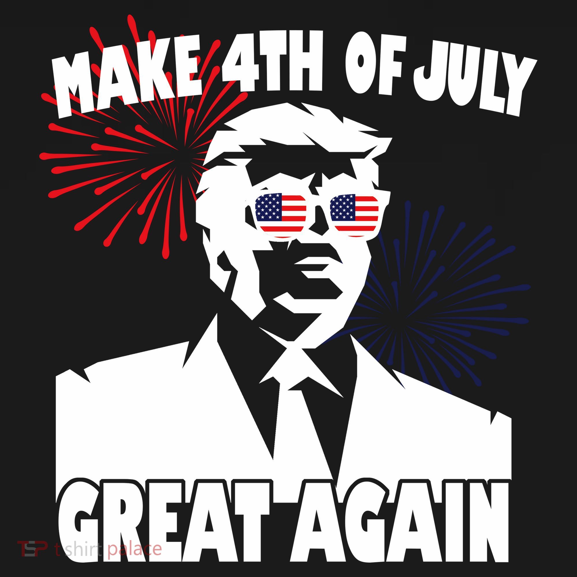 Trump Make 4th Of July Great Again Coaster