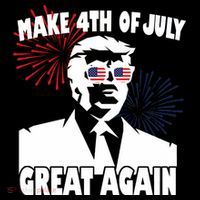 Trump Make 4th Of July Great Again Women's Hoodie thumb 2