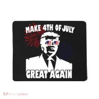 Trump Make 4th Of July Great Again Mousepad thumb 0
