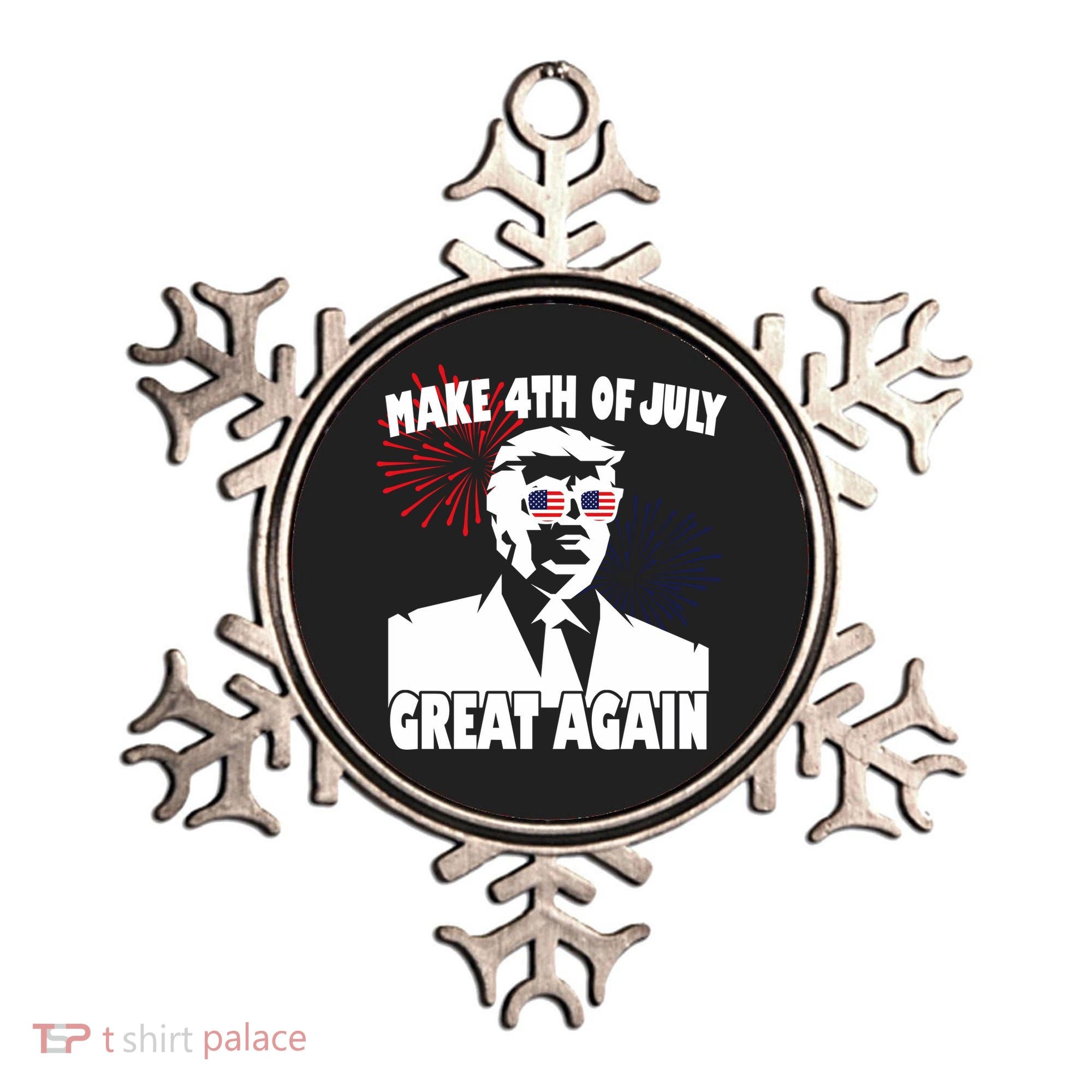 Trump Make 4th Of July Great Again Ornament