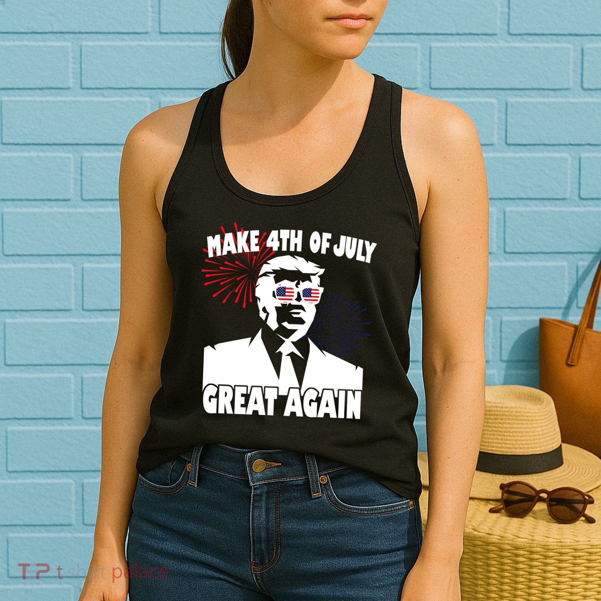 Trump Make 4th Of July Great Again Women's Tank Top
