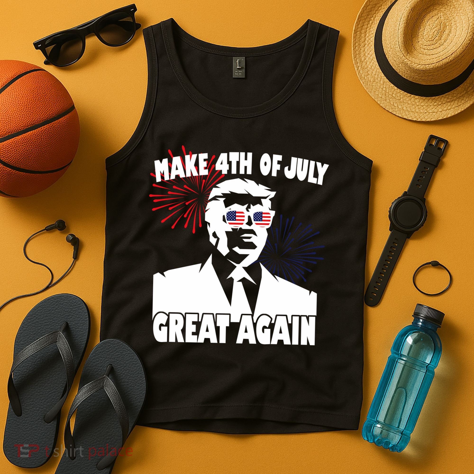 Trump Make 4th Of July Great Again Tank Top