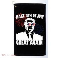 Trump Make 4th Of July Great Again Golf Towel thumb 0