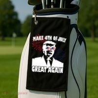 Trump Make 4th Of July Great Again Golf Towel thumb 2
