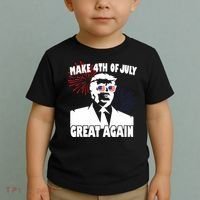 Trump Make 4th Of July Great Again Toddler T-Shirt thumb 2