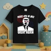 Trump Make 4th Of July Great Again Toddler T-Shirt thumb 3